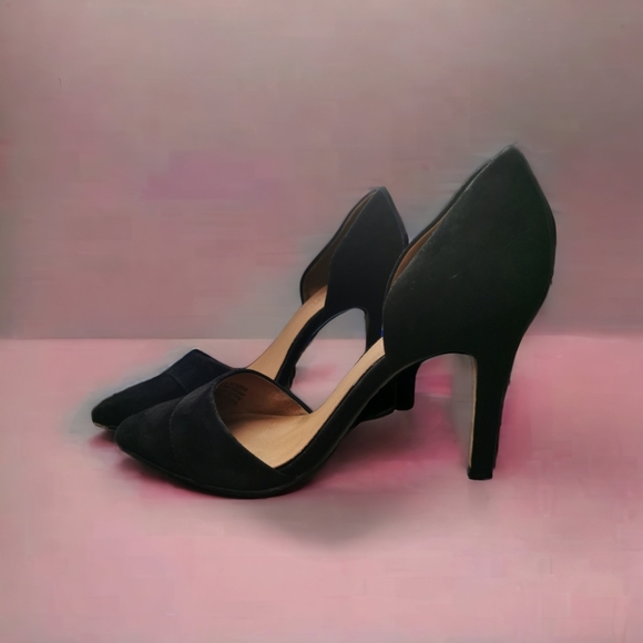 Madewell Suede Heels Sz 8.5 - Picture 3 of 3